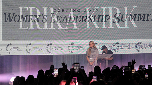 Crowd at Women's Leadership Summit Cheers for Erika Kirk (1) (Randy Clark/Breitbart Texas)
