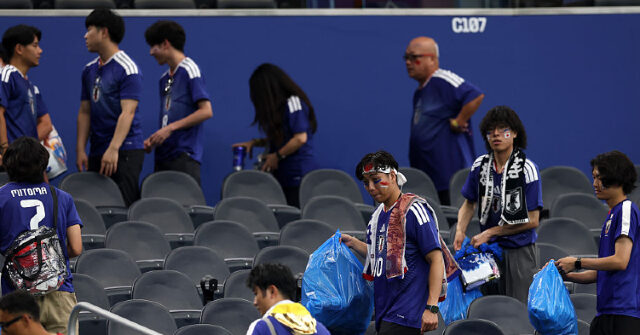VIDEO: Jameis Winston Helps Japanese Fans Clean Stands After Thrilling World Cup Game
