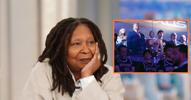Watch: Whoopi Goldberg Defends Trump Attending Knicks Game at Madison Square Garden