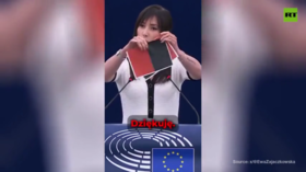 Polish MEP put on Ukrainian ‘kill list’ after tearing up Nazi collaborator flag