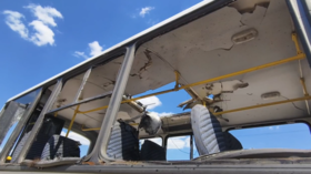 At least five civilians killed in Ukrainian drone strike on bus (VIDEO)