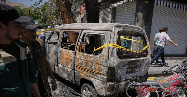 Explosions Rock Central Damascus During French President Macron’s Visit