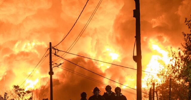 Fast-Moving Wildfire Spark Evacuations Near Greek City of Thessaloniki