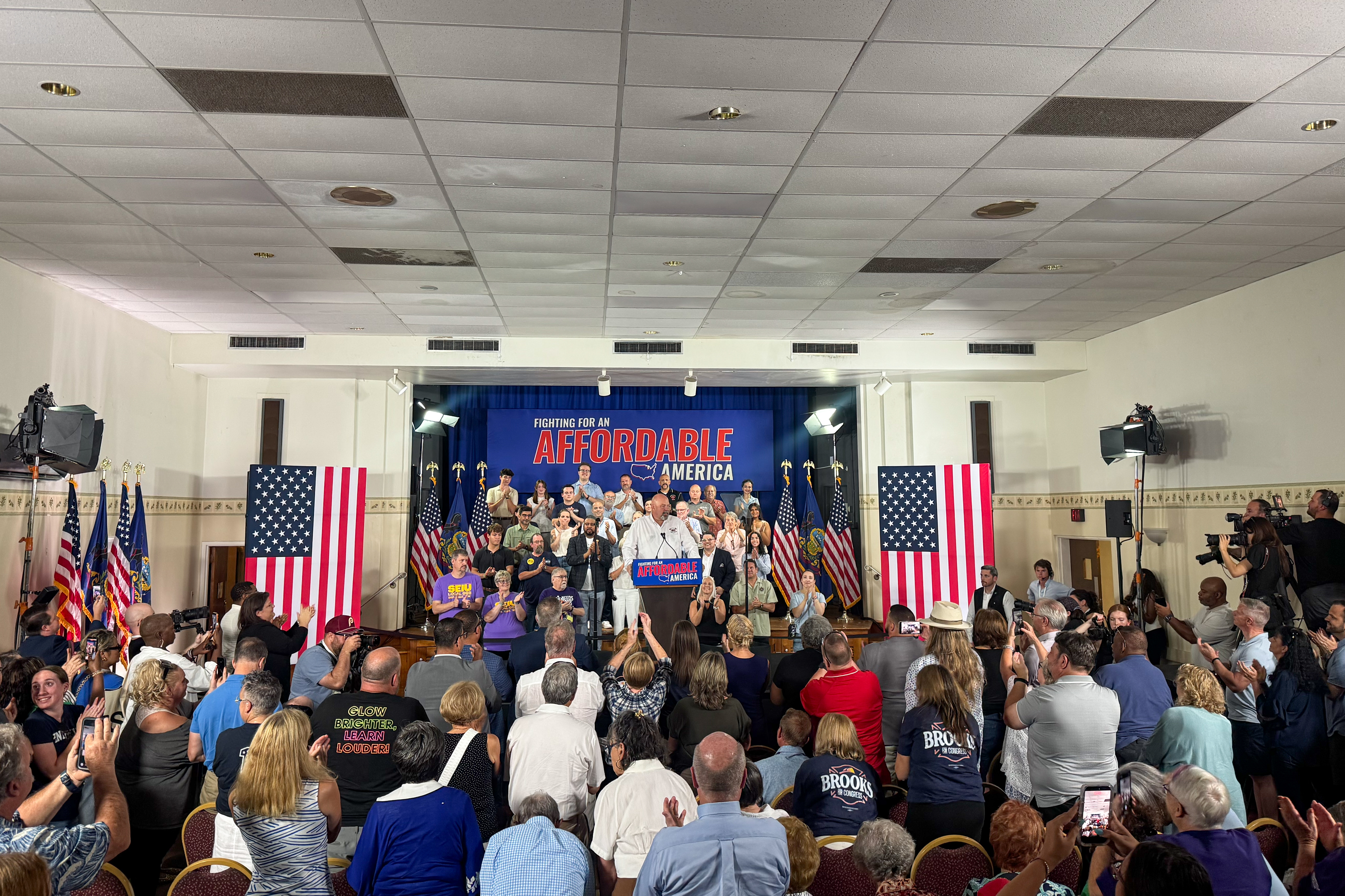Brooks shared his own vision during the event to — as he said it in his speech — put “out the dumpster fire that we’re seeing in D.C. right now.”
