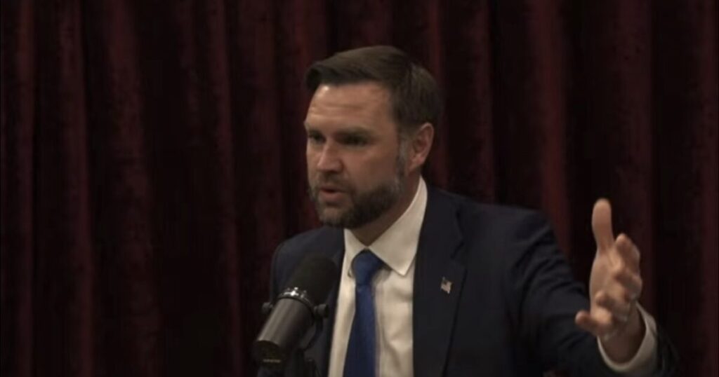 (VIDEO) Karoline Leavitt Shoots Down Claims of Divide Between Trump and Vance on Iran After Vance Airs Frustration with Warmongers in Joe Rogan Appearance