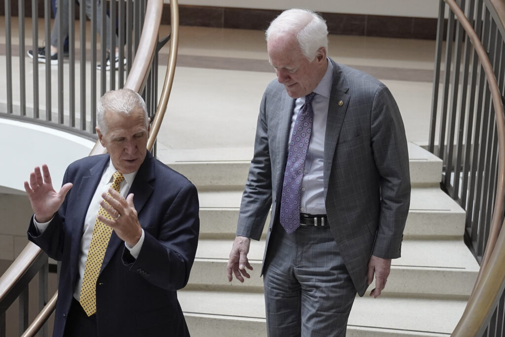 Cornyn and Tillis in discussions with White House to get Blanche across the finish line