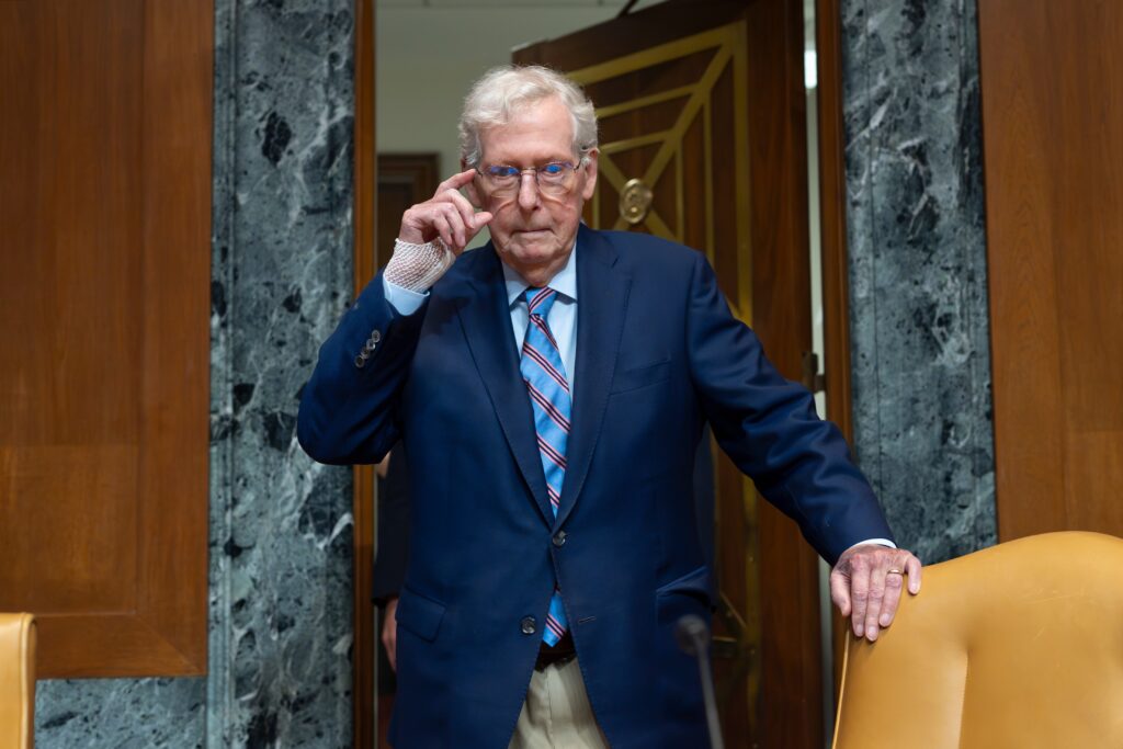 Mitch McConnell is still in the hospital after medical episode, his office says