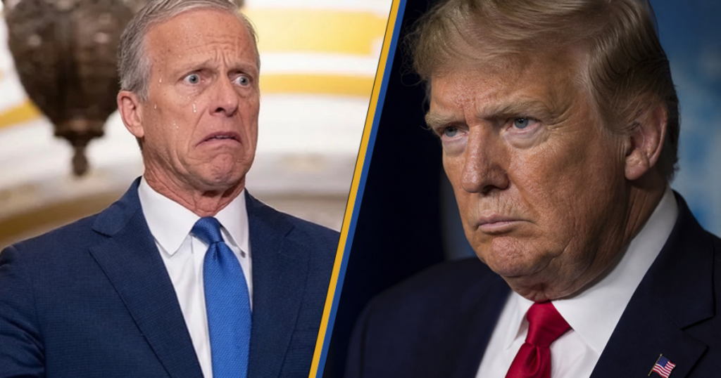 President Trump Takes Aim At Senate Majority Leader John Thune As Thune Continues To Resist SAVE America Act