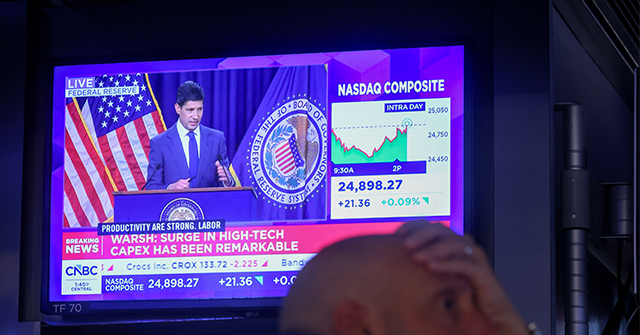 Breitbart Business Digest: Wall Street Gasps as Kevin Warsh’s Fed Abdicates Its Market Throne