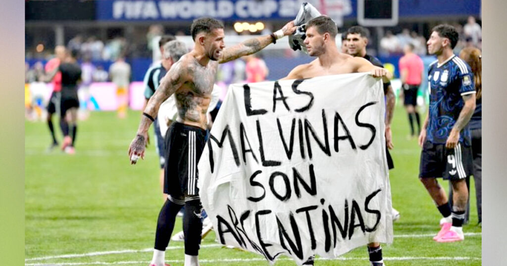 WORLD CUP CONTROVERSY: Argentine Players’ Banner Demanding Return of Falkland Islands Puts South American Country, the US and the UK in a Geopolitical Clash