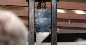 WATCH: Protestors Show Up with Guillotine at City Council Meeting and Scare Off Data Center Reps