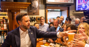 WATCH: JD Vance Pours Beers for Locals During Ohio Hometown Swing