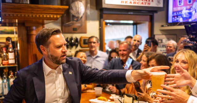 WATCH: JD Vance Pours Beers for Locals During Ohio Hometown Swing