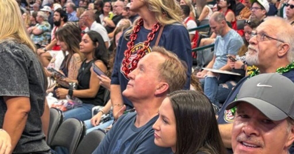 Texas AG Ken Paxton Wears XX-XY Shirt to WNBA Game in Dallas Last Night