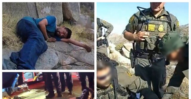 EXCLUSIVE: Illegal Aliens Rescued by Border Patrol in Daring Missions in Remote Mountainous Crossing Region