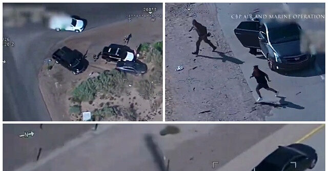 WATCH: Alleged Human Smugglers Lead Cops, CBP, ICE on 100 MPH Violent Chase near Texas Border