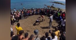WATCH: Invaders Turn Ceuta Beach into a Slum With Shacks Made With Straw and Cardboard, Hold Massive ‘Fight Clubs’ by the Water (VIDEOS)