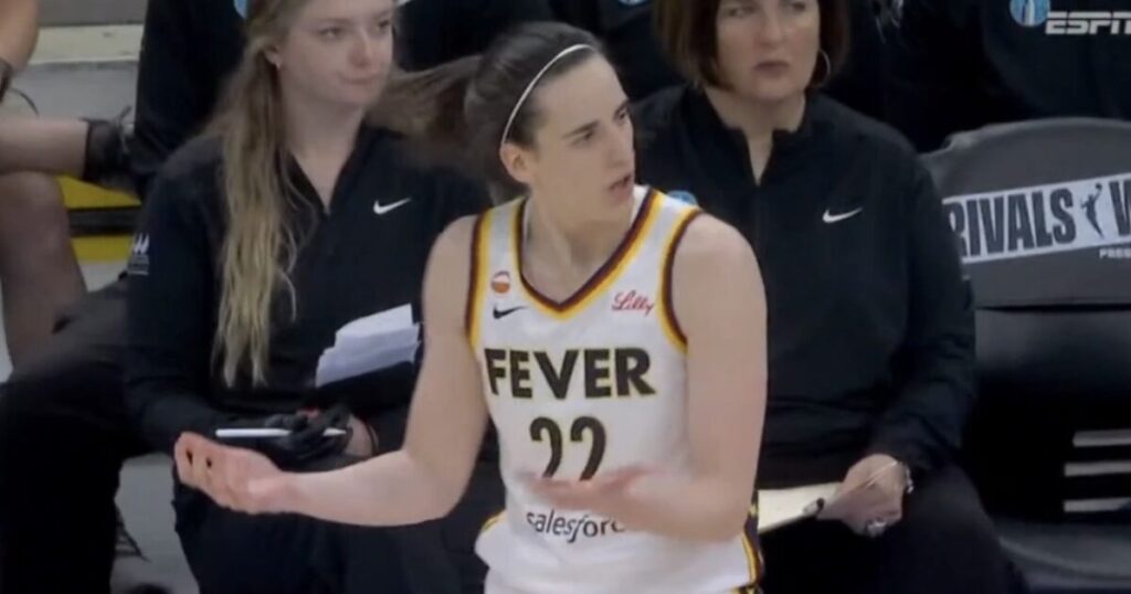 Caitlin Clark Hit With Technical Foul, Automatic One-Game Suspension After Being Pushed into Ref by Chicago Sky Player …UPDATE: Technical Foul Rescinded