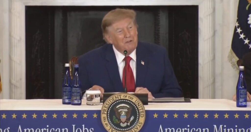 President Trump Trolls Hillary Clinton During Roundtable on American Mining at State Department (VIDEO)