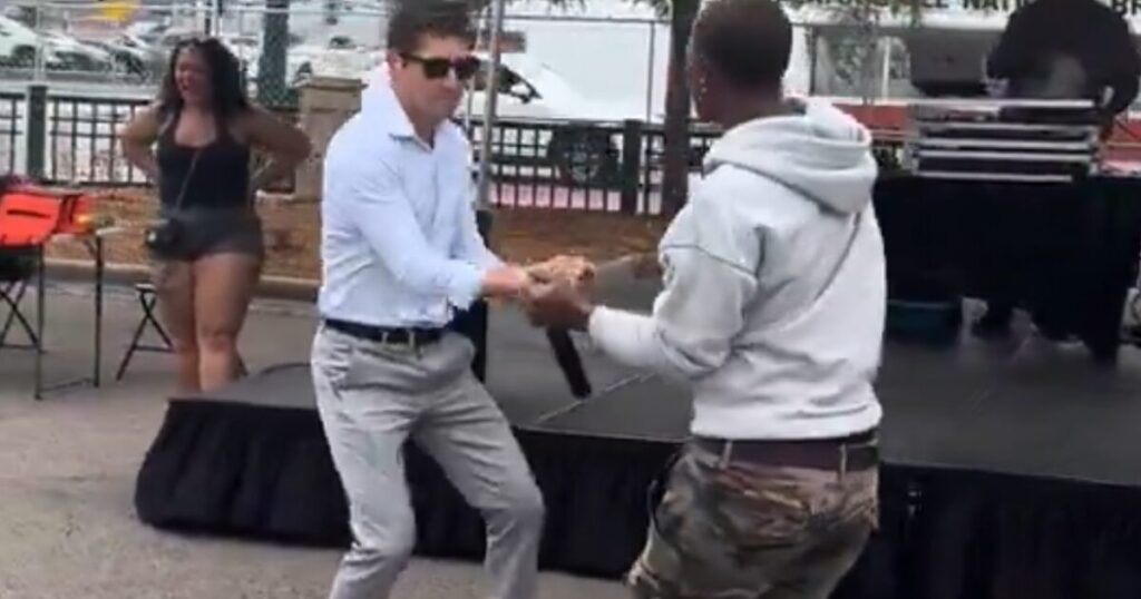 CRINGE: Far-Left Minneapolis Mayor Jacob Frey Dances to Rap Music at Black Entrepreneur State Fair (VIDEO)