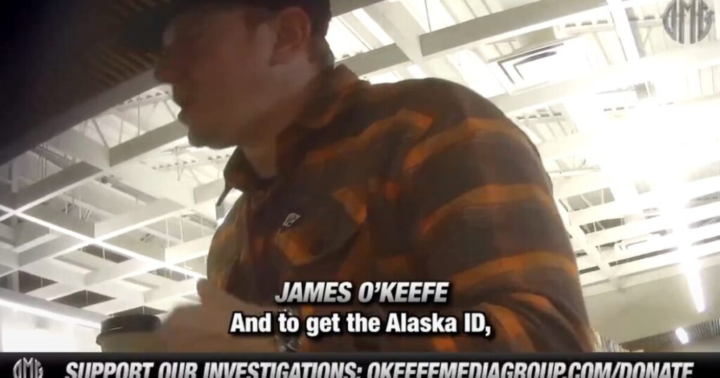 BREAKING: James O’Keefe Drops Undercover Video of DMV Workers Contradicting Murkowski’s SAVE America Act Claims