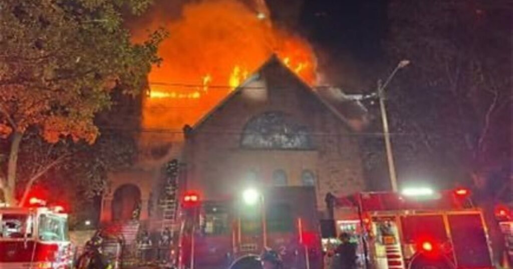 ANOTHER ONE: 133-Year-Old Church in Grand Rapids Burns Down