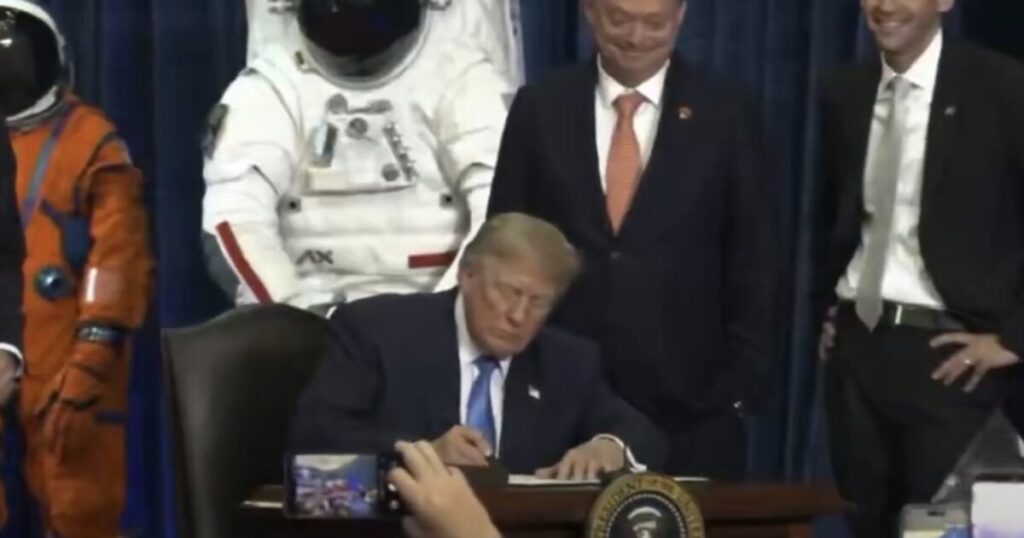President Trump Unveils U.S. Space Academy During Ceremony Honoring Artemis II Astronauts (VIDEO)