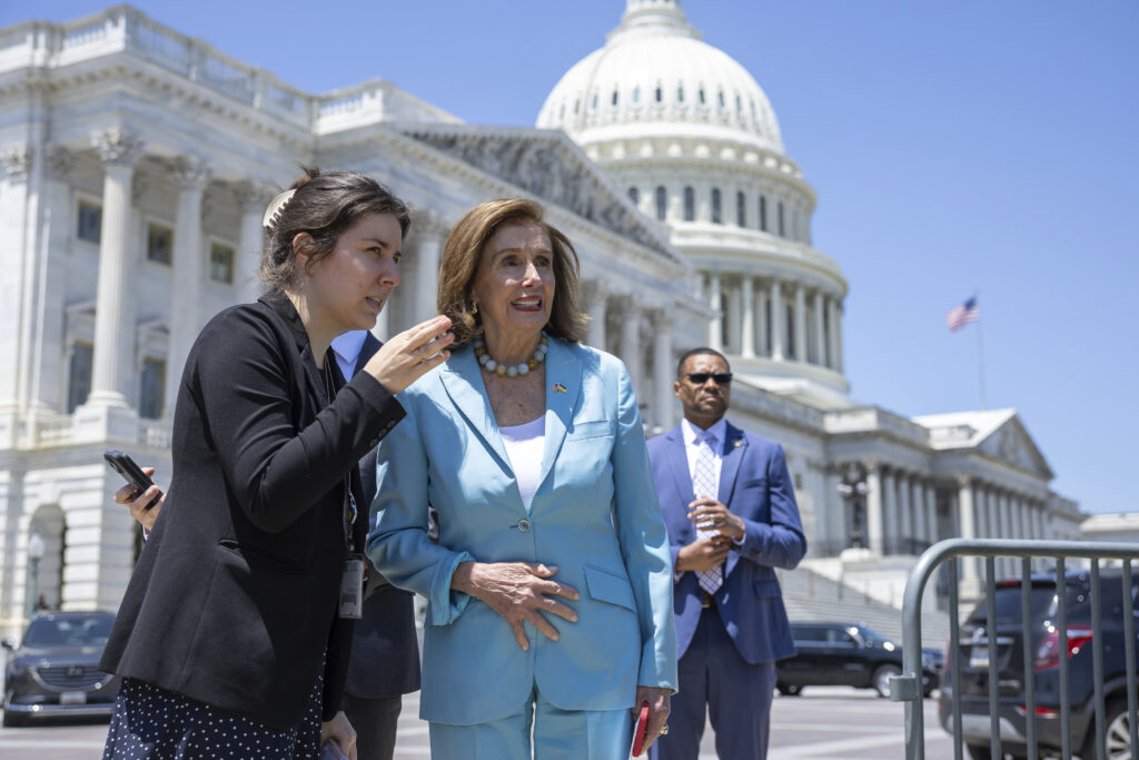 Nancy Pelosi is leaving Capitol Hill. Her team is still calling shots.