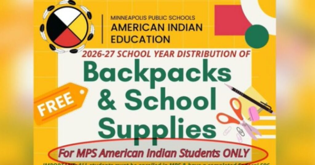 Minneapolis Public Schools Hosts Back-to-School Supply Giveaway for ‘American Indian Students ONLY,’ Professor Files Federal Civil Rights Complaint Over Illegal Discrimination