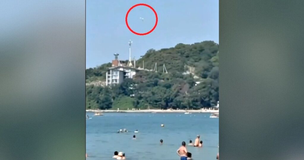 WATCH: Terrifying Footage Shows Ukrainian Drone Striking Black Sea Beach Resort – 7 Dead, Including 3 Children, and 10 Injured