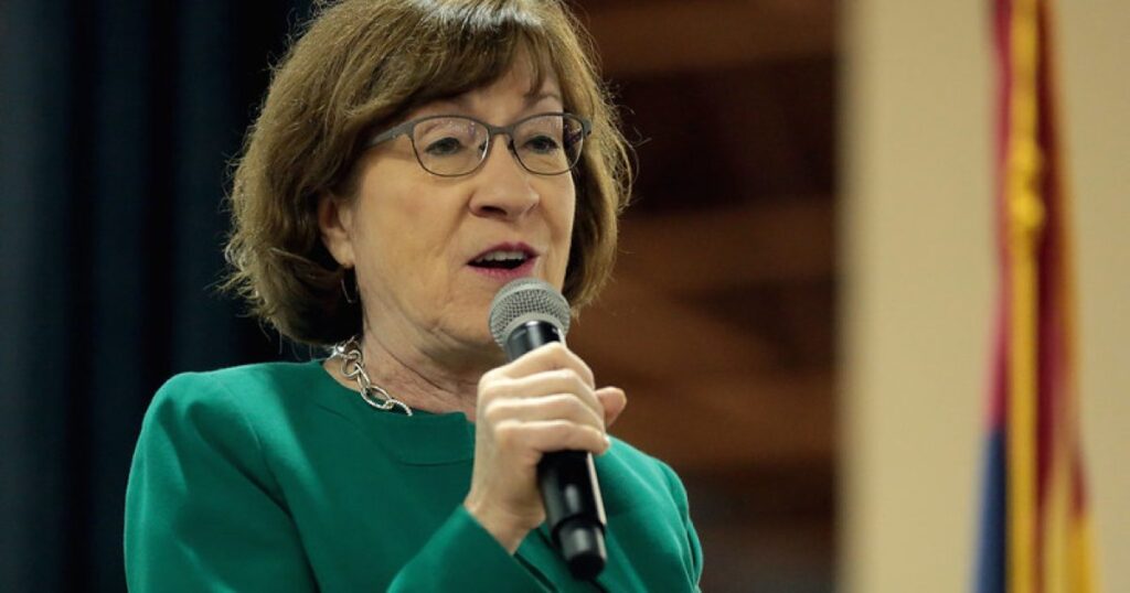 Office of Maine Republican Susan Collins Vandalized With Hateful Anti-Trump Message