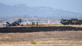US loses F-35B stealth jet in unexplained ‘mishap’ (VIDEOS)