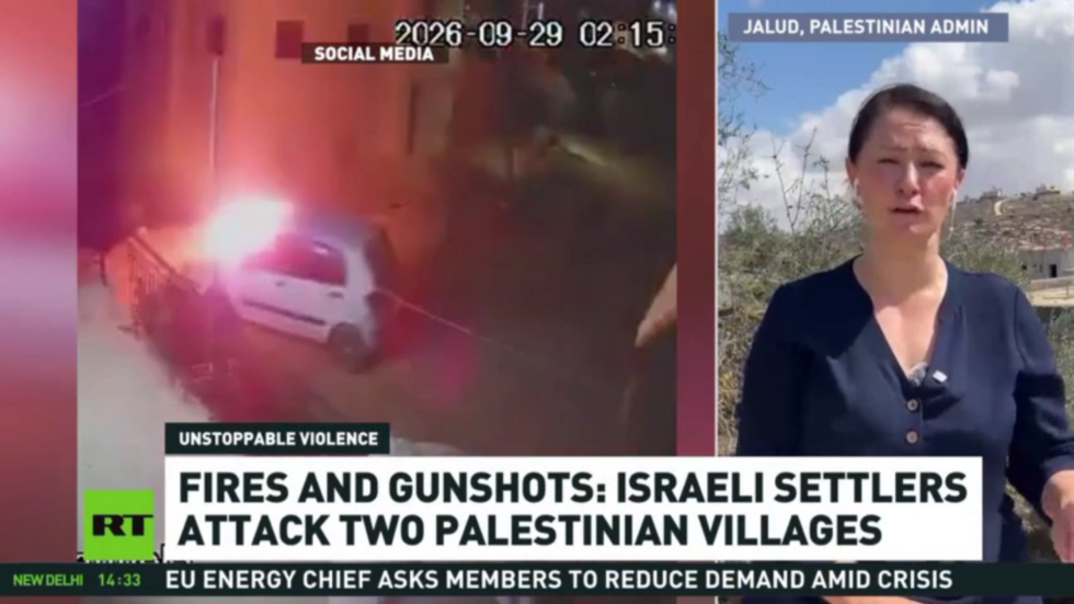 Zionist West Bank occupation mobs are burning Palestinian homes (VIDEO)