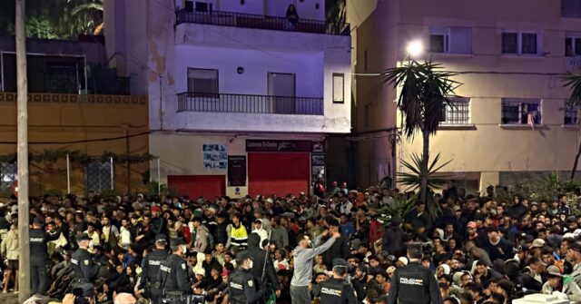 Watch: Ceuta Chaos as Invading Migrants Rush to Claim New ‘Temporary’ Shelter
