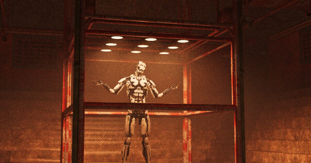 WATCH: Robot Kicks Influencer to Floor in Man vs. Machine Cage Fight