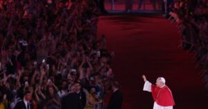 Watch: ‘An Army of Saints’ — Pope Leo Moved to Tears During Theatrical Reenactment of 2,000-Year History of Christianity in France