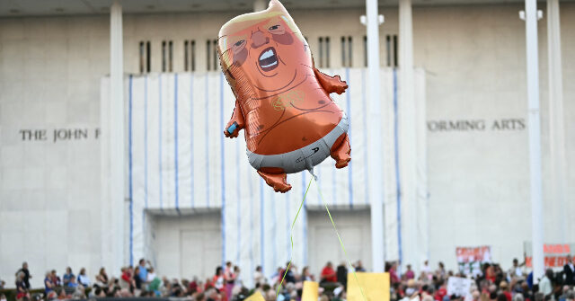 WATCH — Hundreds Protest President Trump’s Attempt to Renovate Collapsing Kennedy Center: ‘Hands Off!’