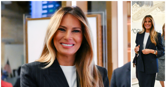 Fashion Notes: Melania Trump Does Givenchy Power Dressing for Wall St.