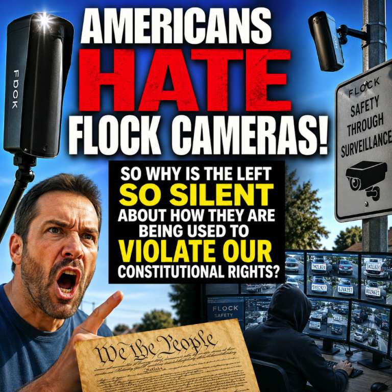Americans Hate Flock Cameras! So Why Is The Left So Silent About How They Are Being Used To Violate Our Constitutional Rights?