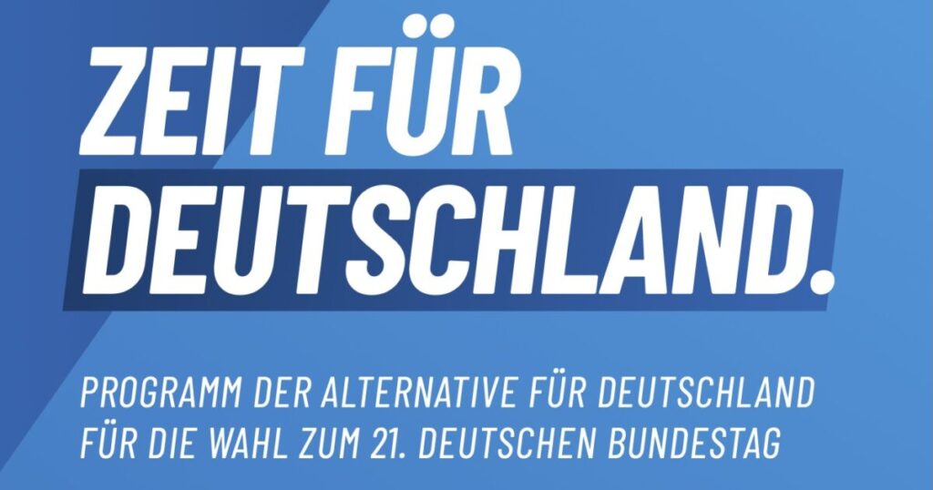 Germany’s AfD: The “Far-Right” Party That Wants Borders, Cheap Energy, Sovereignty — And That’s Apparently Hitler