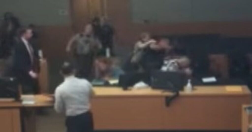 Father-in-Law of Murdered Army Veteran Viciously Attacks the Killer in Court After Allegedly Seeing Perp’s Sick Reaction to His Victim Impact Statement (VIDEO)