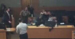 Father-in-Law of Murdered Army Veteran Viciously Attacks the Killer in Court After Allegedly Seeing Perp’s Sick Reaction to His Victim Impact Statement (VIDEO)
