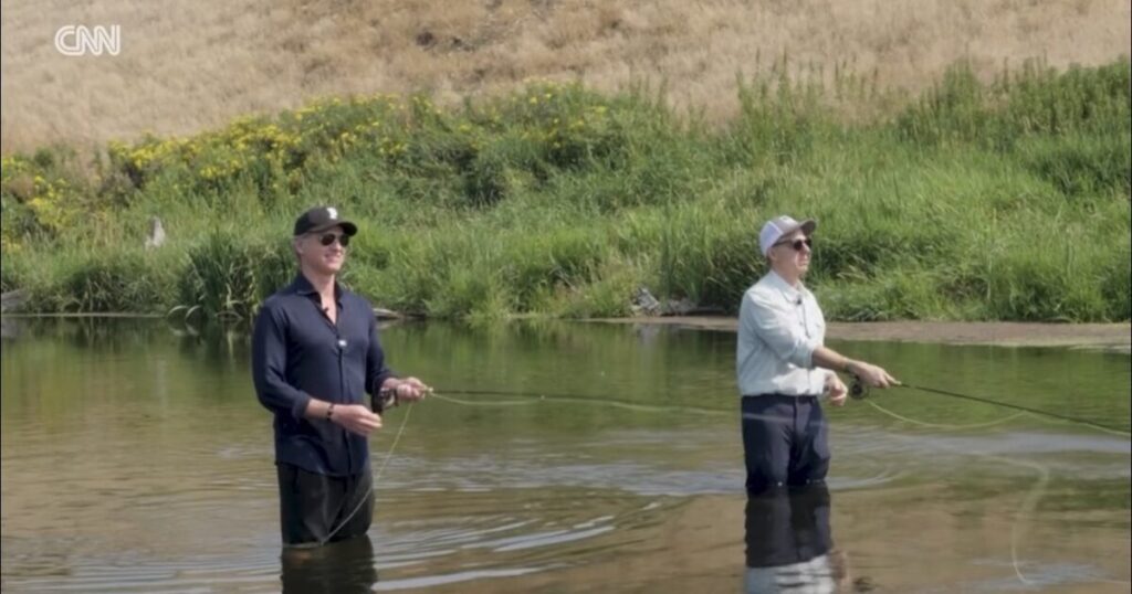 (VIDEO) “I Wouldn’t Do That to People” – Gavin Newsom Says He Won’t Run for President if Kamala Harris Runs During Fly Fishing Outing with Jake Tapper
