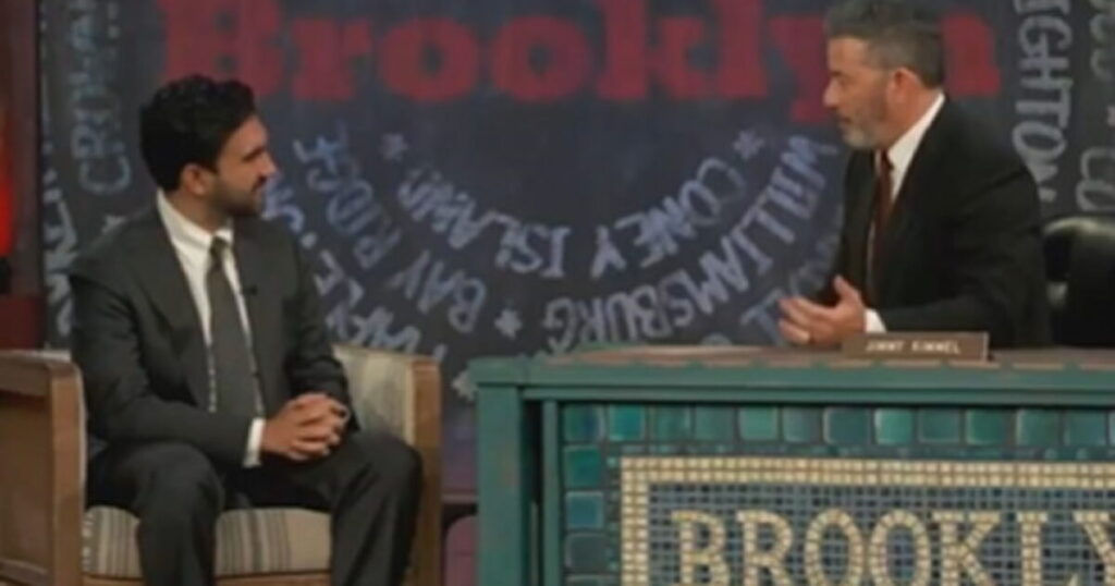 Jimmy Kimmel Slobbers All Over Zohran Mamdani in Interview (VIDEO)