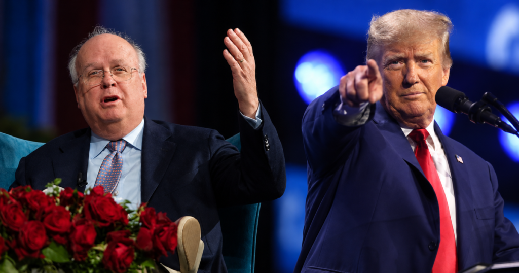 Trump Blasts Karl Rove as “Stone Cold Loser” Hours After Former Bush Adviser Says He Will Vote Democrat