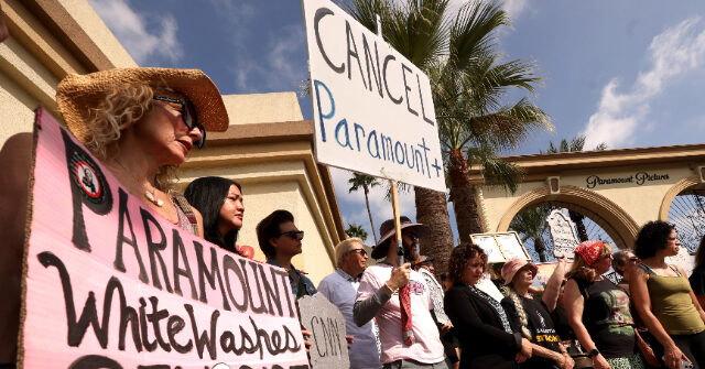 Protesters Gather Outside Studio After Paramount-WBD Merger Lawsuit Settlement