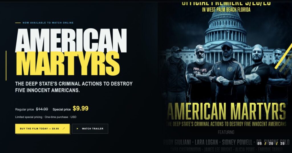 NOW AVAILABLE ONLINE: “American Martyrs” Documentary Released for Digital Viewing — Limited-Time Special Price