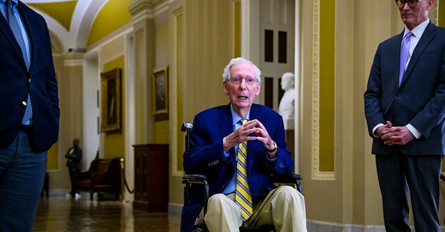 Mitch McConnell’s Speech Noticeably Slower as He Returns to Capitol