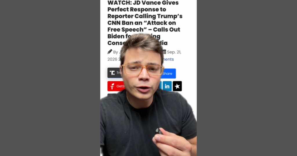 Victor Reacts: The Media Theatrics and Hysteria Over Special Press Access Hypocrisy (VIDEO)